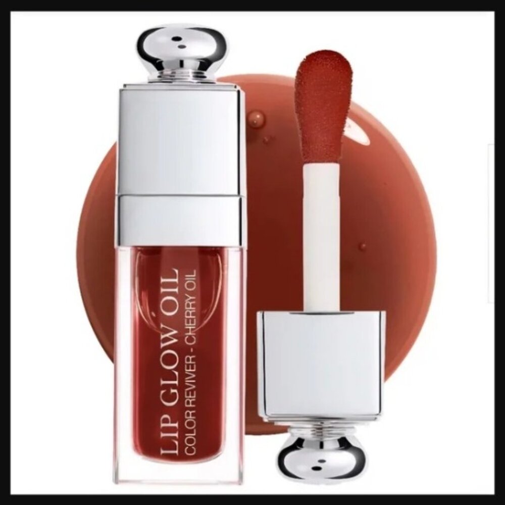 Christian Dior Addict Lip Glow Oil Cherry Oil Infused 062 Bronzed Glow NWOB